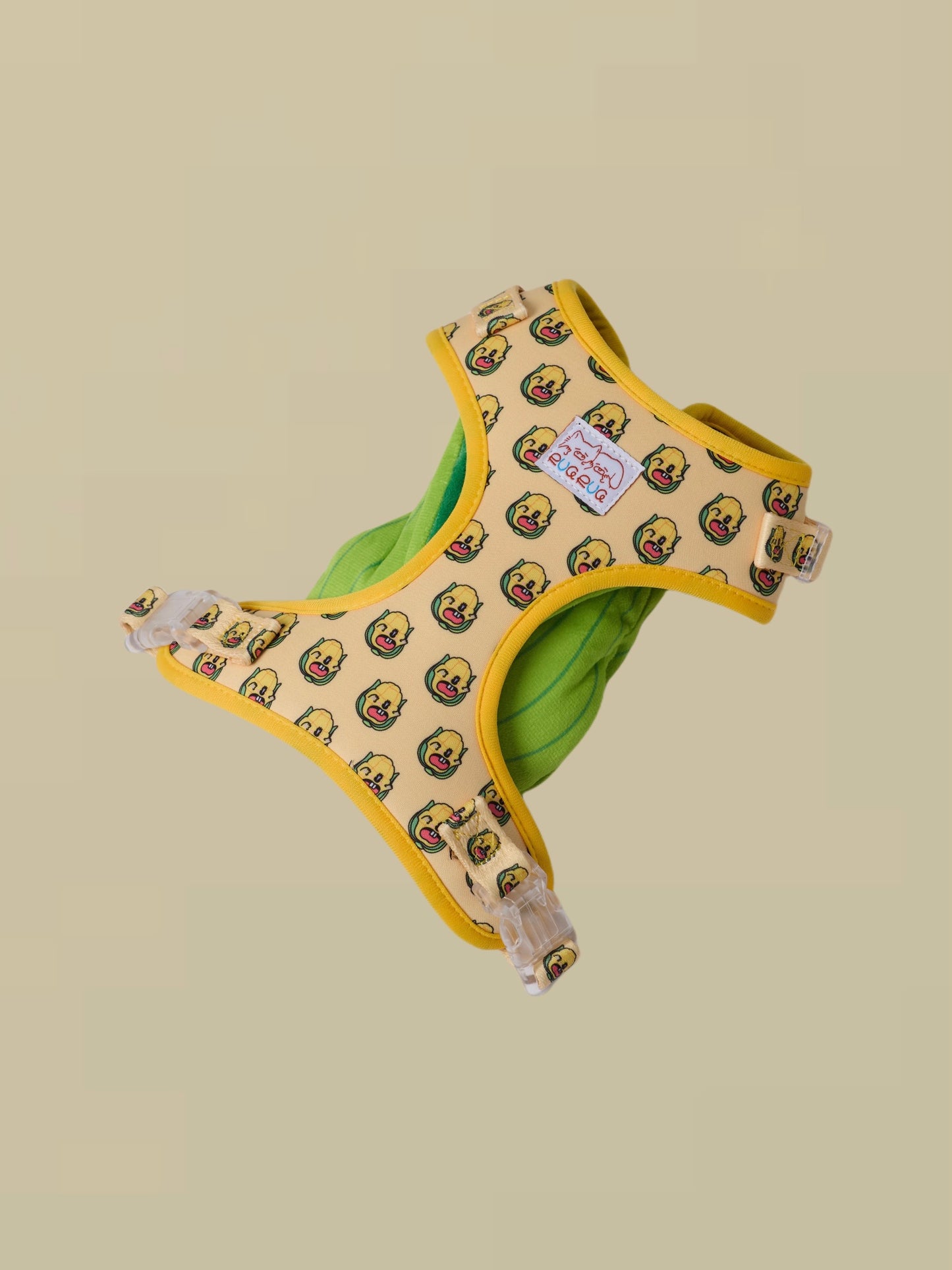 Sweetcorn Dog Harness and Leash Bundle - RuaRua's Cheerful Set